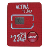 Chip Sim Claro - Prepago - 3 En 1 - 4g