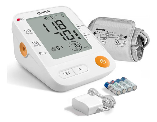 Toma Presión Digital Brazo Voz Y Memoria Yuwell - Topmedic