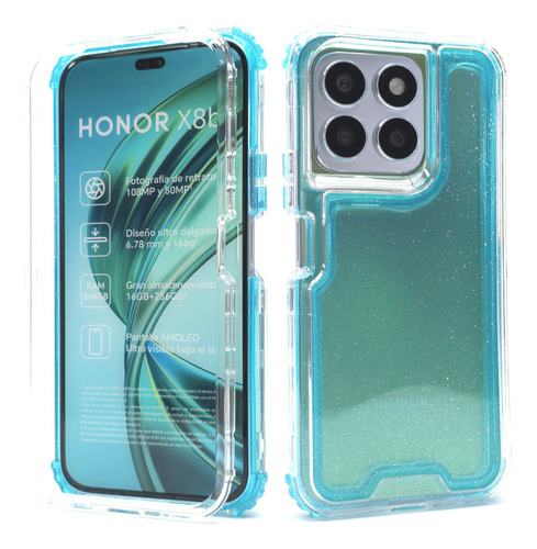 Funda 3 En 1 Para Honor X8b Case Carcasa Uso Rudo Resistente