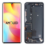 Q Pantalla Lcd Amoled Con Marco Para Xiaomi Mi Note 10/lite