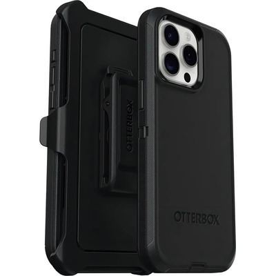 Funda anticaída Otterbox Defender para iPhone 15 Pro Max, color negro Defender | Meses sin interés