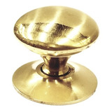 Tirador Redondo Liso De Mueble Diametro 25mm Bronce Pulido