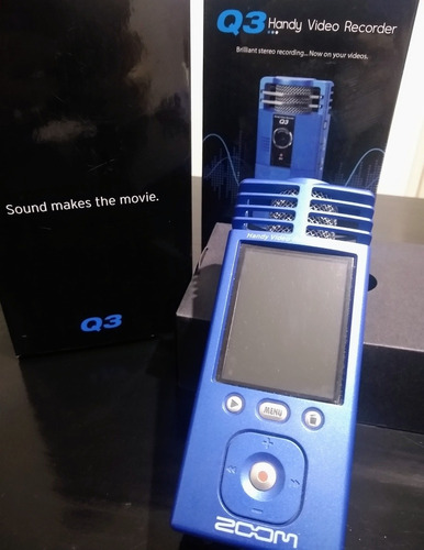 Zoom Q3 Grabador Filma Audio No Tascam Boss