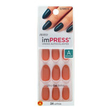 Kiss New York Impress Unhas Autocolantes Amendoada - Citrine