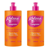 Creme Para Pentear Kolene 500ml Cronograma - Kit Com 2un