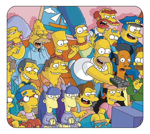 Mouse Pad Personalizado Souvenir Los Simpson Bart Homero 659