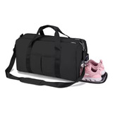 Mochila Gym Deportiva Bolsas De Viaje Mochila Moda Color Negro