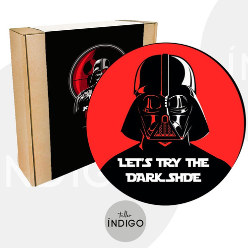 Pad Mouse Darth Vader  +empaque Personalizado Artesanal