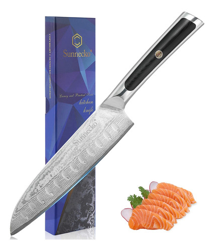 Cuchillo Chef Knife-japones Damasco Cuchillo De Cocina, Cuch