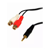 Cable Mini Plug 3.5 Macho A 2 Rca Hembra 1,50 Mts - Burzaco