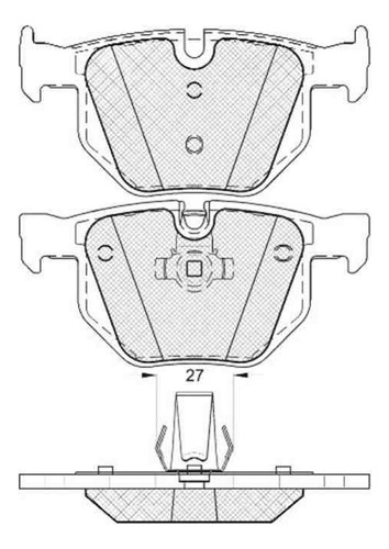 Pastillas Freno Para Bmw X5 3.0 4wd 07/ Trasera Marca Icer Foto 2