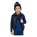 Colete Térmico Puffer Infantil Preto Everly