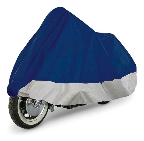 Carpa Funda Cubre Moto Cobertor Azul Protector