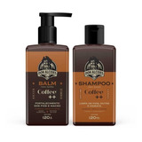 Kit Balm E Shampoo Para Barba 120ml - Coffee - Don Alcides