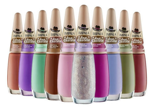 Kit Esmalte Impala Coleção Ana Castela É A Boiadeira 10unid