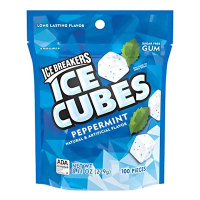 Ice Breakers Ice Cubes Peppermint Sin Azúcar 229g | Envío gratis