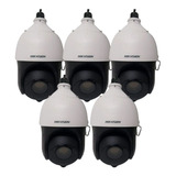 5 Câmeras Speed Dome 100mt 1080p Full 25x