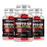 Kit 3 Testo-gh 30 Doses 100% Natural Pré Hormonal Importado