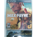 Max Payne 3 Ps3 Mídia Física Usado - Manual + Encarte (100%)