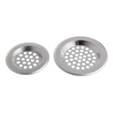 Filtro Set X 2 Bacha Pileta De Silicona Metal Colador Cocina