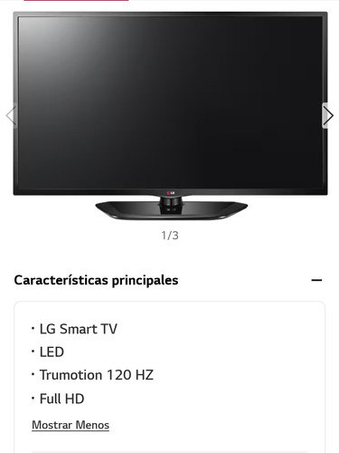 LG Smart Tv 43 Pulgadas 