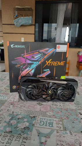 Placa De Vídeo Nvidia Gigabyte  Aorus Geforce Rtx 3080 10gb