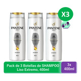 Shampoo Pantene Pro V Liso Extremo - 400ml Pack X3 (1200ml)