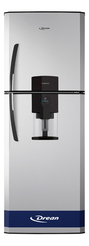 Heladera Con Freezer Drean 396l Dispenser Gris Hdr400f11s