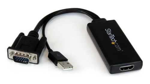 Adaptador Vga A Hdmi Con Audio Y Alimentacion Usb Vga2hdu