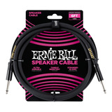 Cable Speaker Ernie Ball 6072  1.83 Mts Black