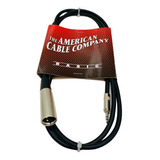 Cable Xlr Macho A Plug 3.5 Trs 1.8mt 6 Pies American Cable