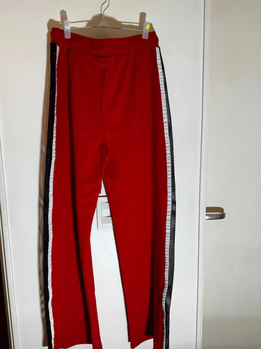 Pantalón De Jogging Rojo Con Red Forever Exc Est