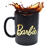 Taza Grande Para Café De Cerámica Barbie Mattel 340ml