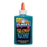 Pegamento Líquido Elmer's Glow In The Dark Color Azul No Tóxico