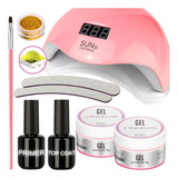 Kit Unha Gel Esmaltação Cabine Primer Oferta Brinde Inédito