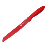 Cuchillo Boker Arbolito 20 Cm. Panadero Antiadherente Rojo 