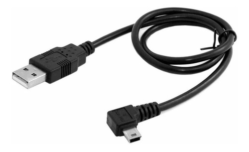 Cable Mini Usb De 5 Pines Macho En Angulo De 90 Grados 1.8mt