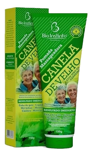 Pomada Massageadora Canela De Velho C Sebo De Carneiro 150g