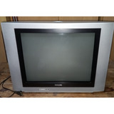 Tv Philips 21 Pulgadas Pantalla Plana. Como Nueva!! 