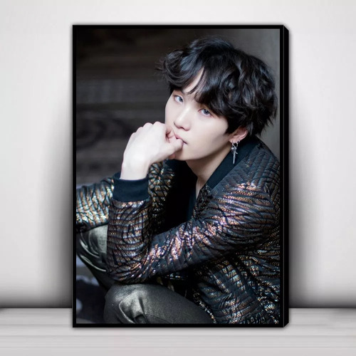 Pintura De Diamante Bts Suga 5d Para Bricolaje, Imagen Decor