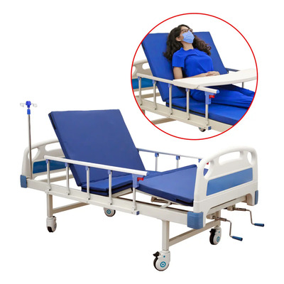 Cama De Hospitalaria Manual 2 Posiciones Con Colchon | Meses sin interés