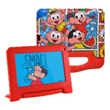 Capa Turma Da Mônica Infantil P/ Tablet M7 Wifi Nb409 Nb355