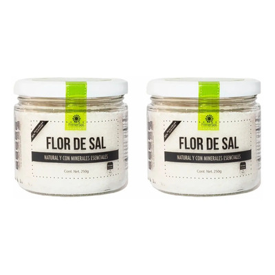 Flor De Sal Primer Sol 250g 2 Pack Baja En Sodio Con 30 Por Ciento Menos Sodio Producto Gourmet De Colima Natural Con Minerales Esenciales Ideal Para Cocina Saludable Platillos Premium Condimento Fino | MercadoLibre