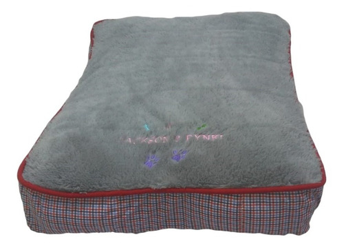 Cama Grande Perros Acojinada 90 X 75 Desmontable Bordada