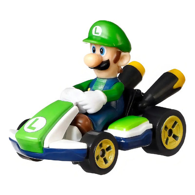 Carrito Mario Kart Hot Wheels 1:64 - Mattel Gbg25 Luigi Color | MercadoLibre
