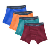 Boxer Fruit Of The Loom Caballero Low Rise 4pack 4el46l Raya