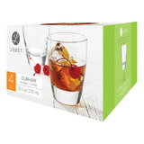 Set 4 Vasos Durham Dof 370 Ml Color Agua