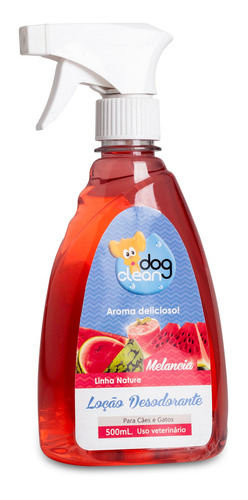 Perfume Loção Melancia 500ml Dog Clean Pet Shop Banho E Tosa