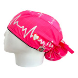 Gorro Quirúrgico Latido Fucsia Antifluido + Lanyard 