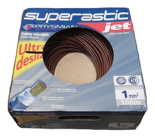 Cable Unipolar 1mm Prysmian Pirelli Normalizado Rollo Color
